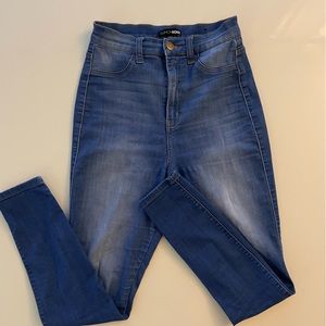 Fashion Nova Blue High Waisted Jeans